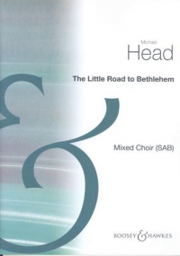 Little Road To Bethlehem Head/rose Sab Sheet Music Songbook