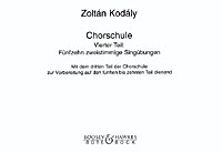Kodaly Choir Method Vol 4 15 Two Part Exercises Sheet Music Songbook