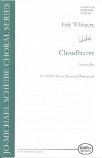 Cloudburst Whitacre Satb Min 5 Sheet Music Songbook
