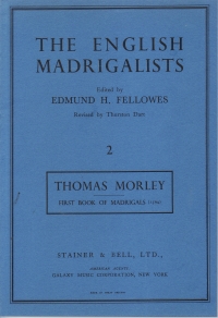 Morley Madrigals To Four Voices Sheet Music Songbook