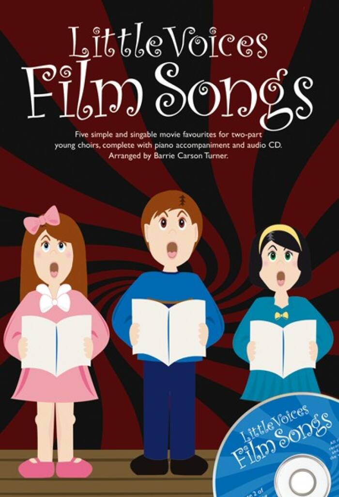 Little Voices Film Songs 2 Part Book & Cd Sheet Music Songbook