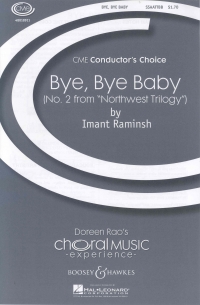 Bye Bye Baby (northwest Trilogy No 2) Ssaattbb Sheet Music Songbook