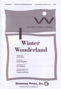 Winter Wonderland Bernard Ssa Sheet Music Songbook