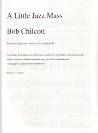 Little Jazz Mass Chilcott Ssa/satb Str Bass Part Sheet Music Songbook