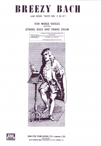 Breezy Bach Williams Satb Sheet Music Songbook