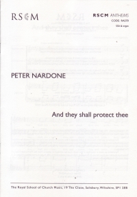 And They Shall Protect Thee Nardone Ssa + Organ Sheet Music Songbook