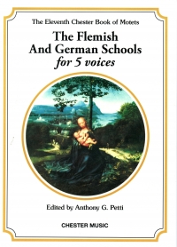 Chester Motets 11 Flemish & German For 5 Voice Sheet Music Songbook