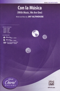 Con La Musica  Althouse        Ssa Sheet Music Songbook