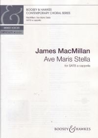 Ave Maris Stella Macmillan Satb A Cappella Sheet Music Songbook