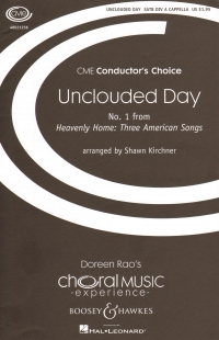 Unclouded Day Alwood Ssaattbb A Cappella Sheet Music Songbook
