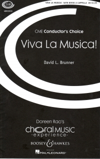 Viva La Musica Brunner Satb Divisi A Cappella Sheet Music Songbook