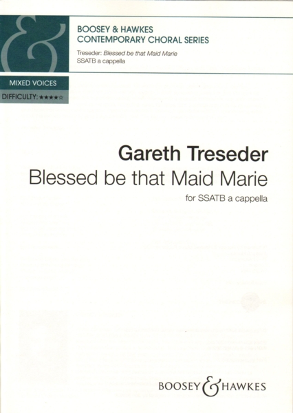 Blessed Be That Maid Marie Treseder Ssatb Sheet Music Songbook