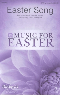 Easter Song Herring Christopher Satb Sheet Music Songbook