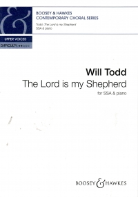 Lord Is My Shepherd Todd Ssa & Piano Sheet Music Songbook