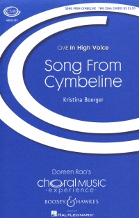 Song From Cymbeline Boerger 2 Ssaa Choirs Sheet Music Songbook