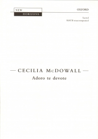 Adoro Te Devote Mcdowall Ssatb Unaccompanied Sheet Music Songbook