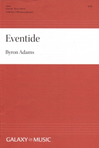 Eventide Adams Ttbb Sheet Music Songbook