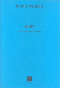 Xenakis Nuits Sssaaatttbbb Sheet Music Songbook