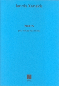 Xenakis Nuits Sssaaatttbbb Sheet Music Songbook