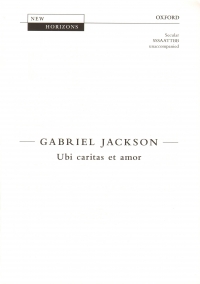 Ubi Caritas Et Amor Jackson Ssaattbb Unaccompanied Sheet Music Songbook