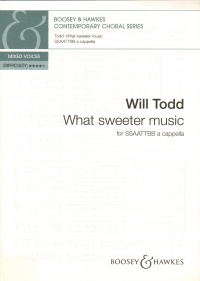 What Sweeter Music Todd Ssaattbb A Cappella Sheet Music Songbook