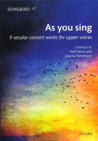 As You Sing Ferris Tomlinson 9 Secular Works Upper Sheet Music Songbook