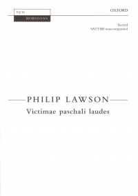 Victimae Paschali Laudes Lawson Sattbb Unaccomp Sheet Music Songbook
