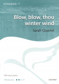 Blow Blow Thou Winter Wind Quartel Ssa & Piano Sheet Music Songbook