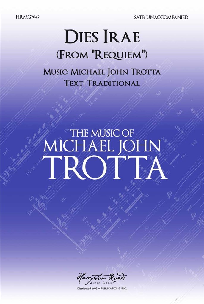Dies Irae Trotta Satb Sheet Music Songbook