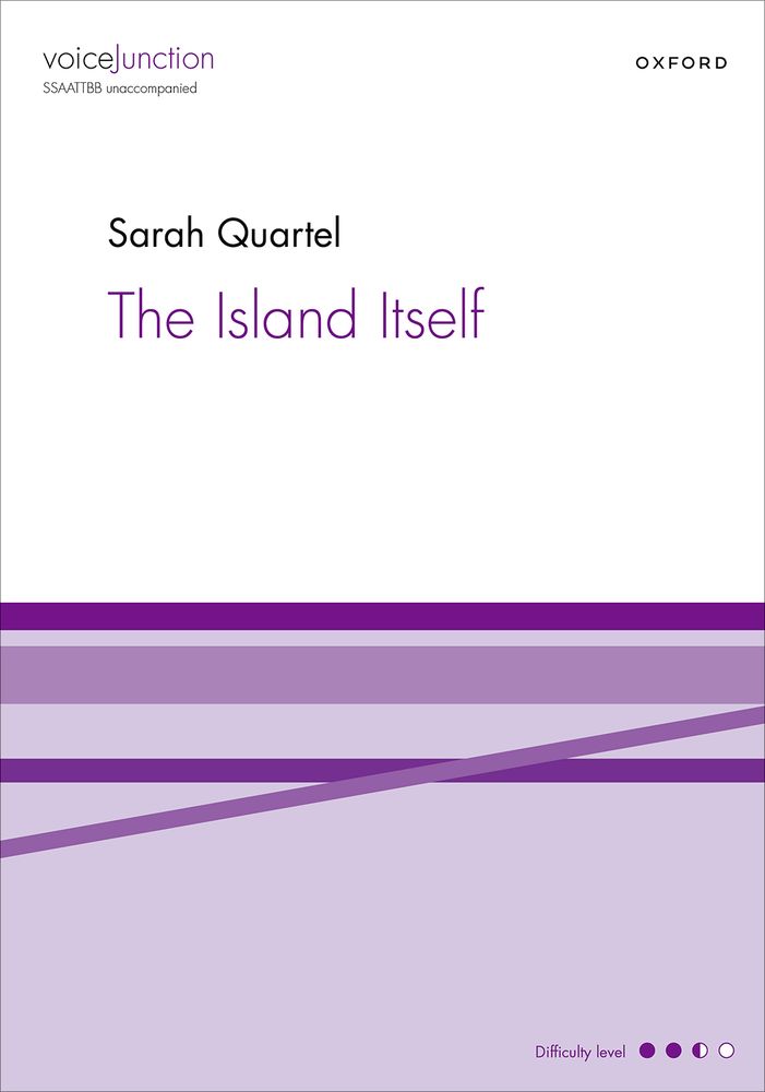 The Island Itself Quartel Ssaattbb Unaccompanied Sheet Music Songbook