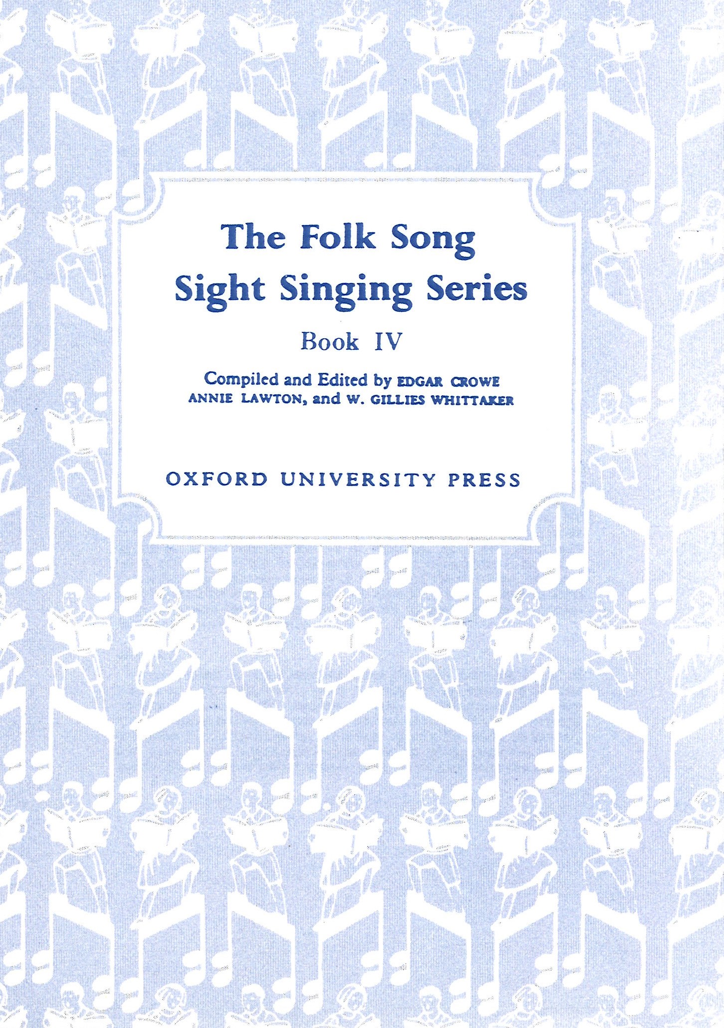 Folk Song Sight Singing Series Book 4 Crowe Sheet Music Songbook
