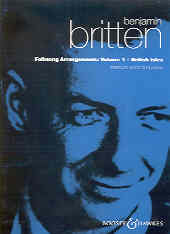 Britten Folksong Arr Vol 1 British Isles Medium Sheet Music Songbook