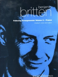 Britten Folksong Arr Vol 2 France Medium Voice Sheet Music Songbook