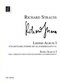 Strauss R Lieder Album I Medium Voice Sheet Music Songbook
