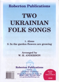 Anderson 2 Ukrainian Folksongs Sheet Music Songbook