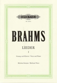 Brahms Songs Complete Vol 1 51 Songs Medium Sheet Music Songbook