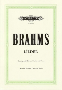 Brahms Songs Complete Vol 1 51 Songs Medium Sheet Music Songbook
