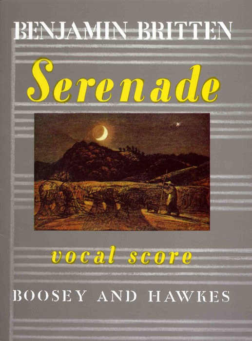 Britten Serenade Op31 Tenor Horn Strings & Piano Sheet Music Songbook