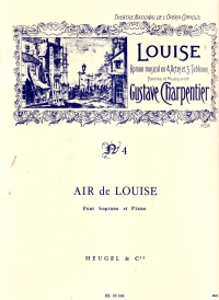 Charpentier Depuis Le Jour (louise) Sop & Mezzo So Sheet Music Songbook