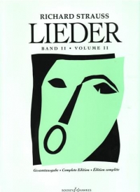 Strauss R Lieder Vol 2 Op43-68 Sheet Music Songbook