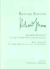 Strauss R Lieder Album I High Voice Sheet Music Songbook
