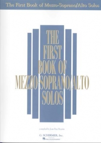First Book Of Mezzo-soprano/alto Solos Sheet Music Songbook