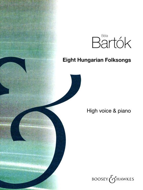 Bartok 8 Hungarian Folksongs Bush High Voice & Pf Sheet Music Songbook