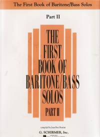 First Book Of Baritone/bass Solos Pt 2 Sheet Music Songbook