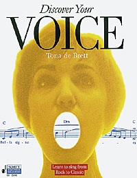 Discover Your Voice Tona De Brett Book & Cd Sheet Music Songbook