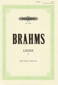Brahms Songs Complete Vol 1 51 Songs High Sheet Music Songbook