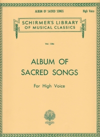Album Of Sacred Songs High Voice Sheet Music Songbook