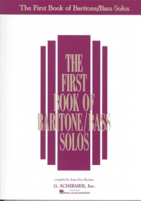 First Book Of Baritone/bass Solos Pt 1 Sheet Music Songbook
