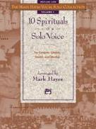 10 Spirituals For Solo Voice Vol 1 Hayes Med Low Sheet Music Songbook