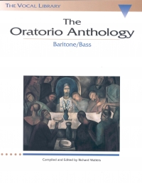 Oratorio Anthology Baritone Bass Sheet Music Songbook